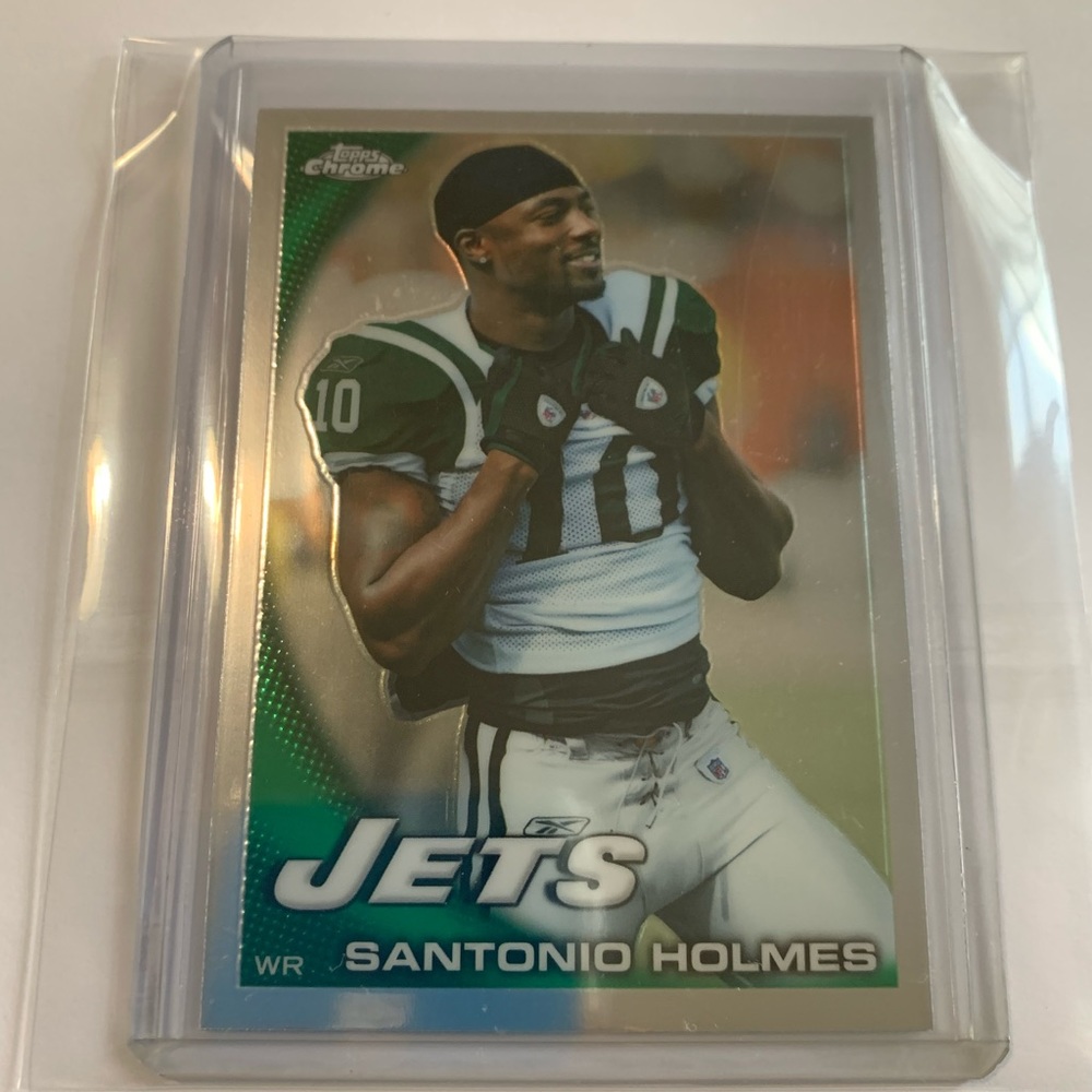 Santonio Holmes β10 Topps Chrome Card